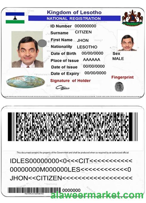 Lesotho national registration